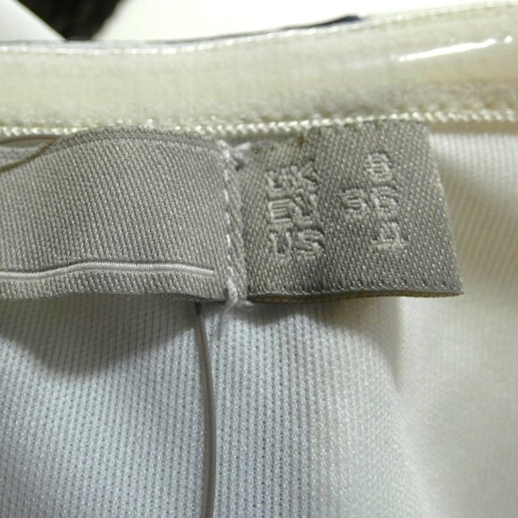 asos Prom Dress Womens 4 Black White Strapless Stretchy Silhouette Bombshell NWT - Picture 8 of 12